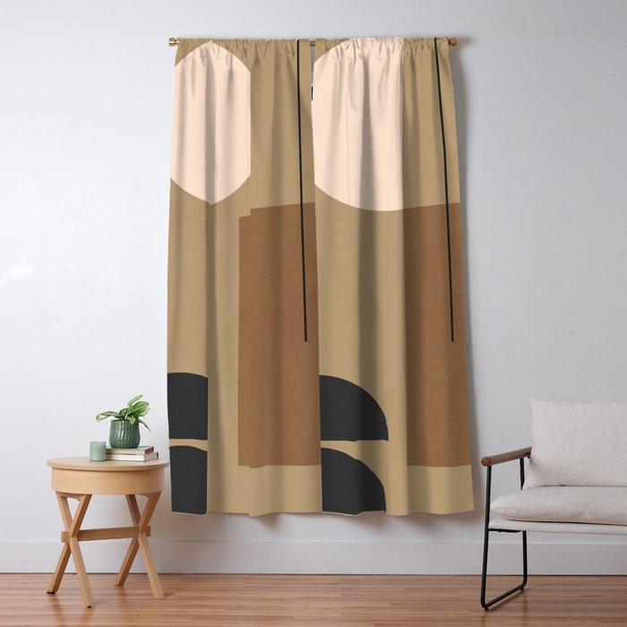 Minimal Geometric 34 Window Curtain Gallery Image 5