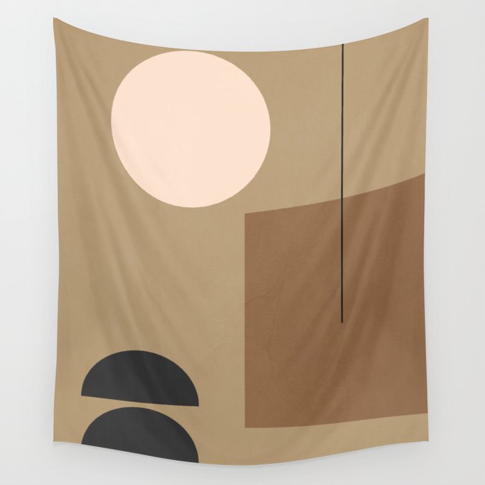 Minimal Geometric 34 Wall Tapestry Gallery Image 1