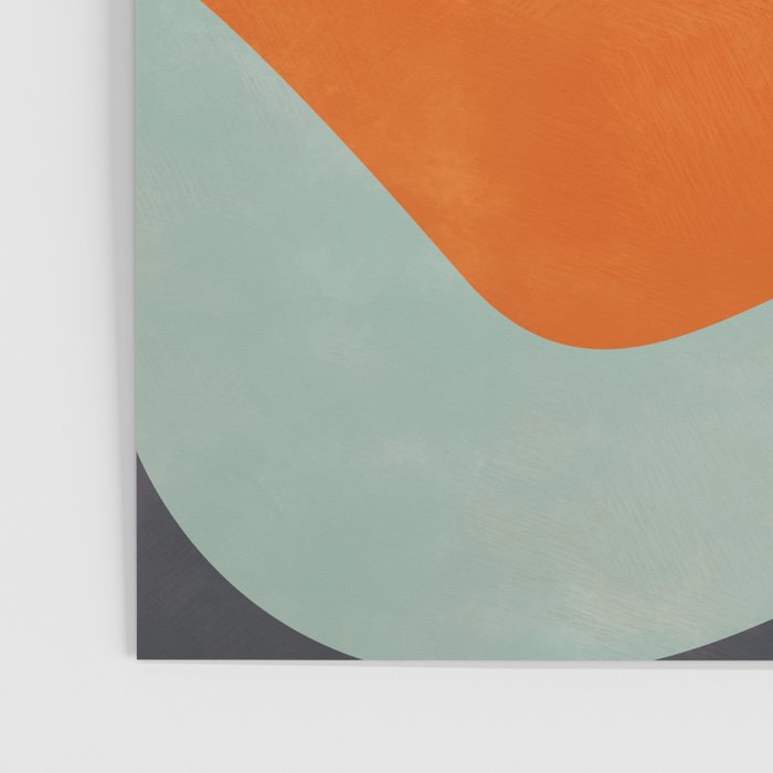 fluid waves mid century summer Poster Gallery Image 3