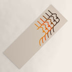Golden Silhouettes Yoga Mat Gallery Image 1