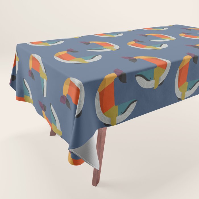 Blue Whale Tablecloth Gallery Image 1