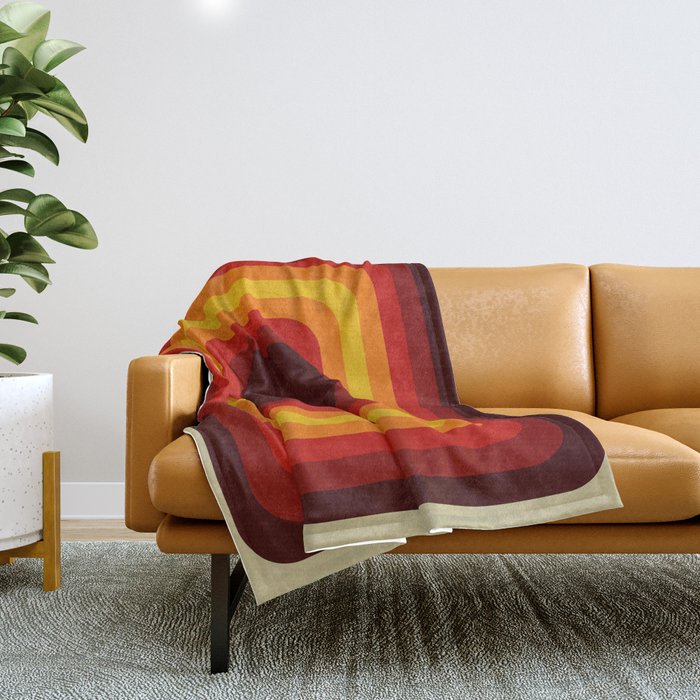 Retro Design 01 Throw Blanket Gallery Image 1