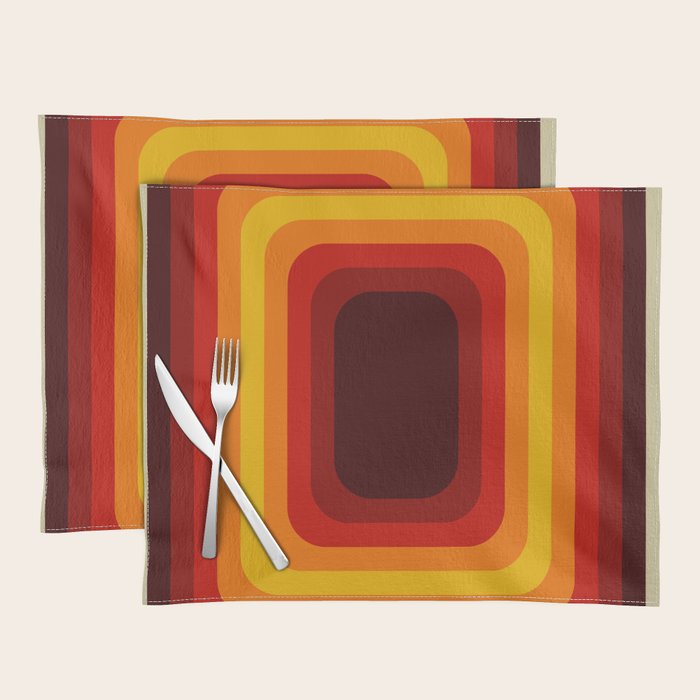 Retro Design 01 Placemat Gallery Image 1