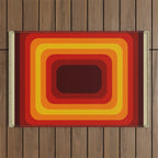 Retro Design 01 Outdoor Rug Gallery Image 1