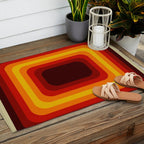 Retro Design 01 Outdoor Rug Gallery Image 2