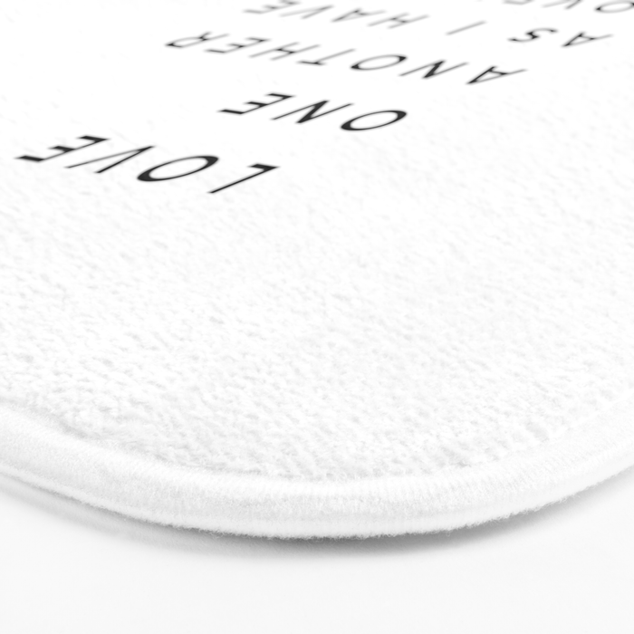 Love One Another As I Have Loved You John 13 34 Bible Verse Scripture Wall Art Christian Quote Bath Mat Gallery Image 3