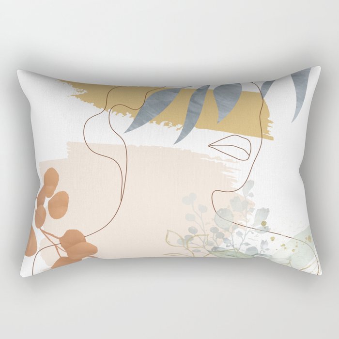 Line in Nature II Rectangular Pillow Gallery Image 1