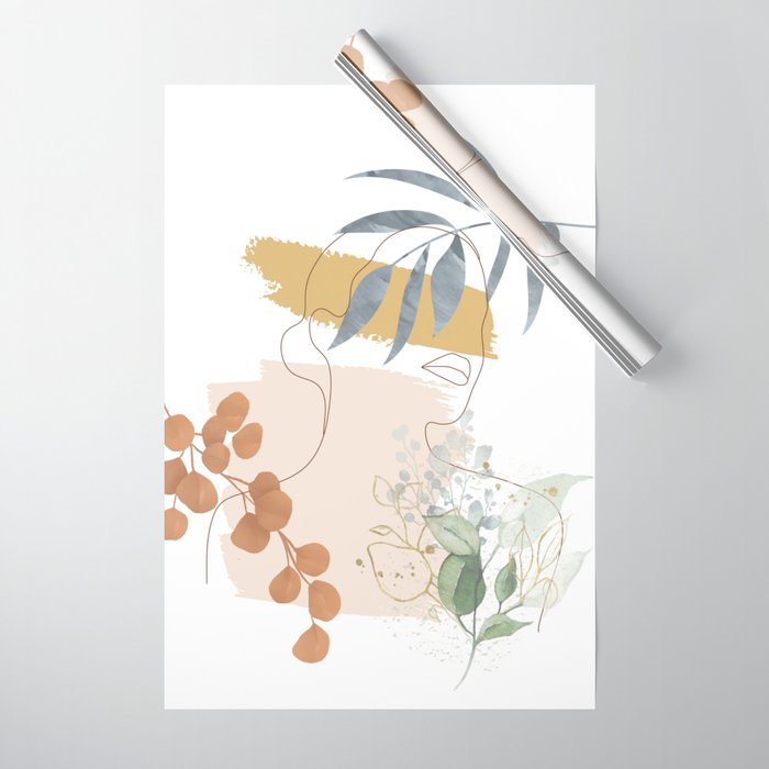 Line in Nature II Wrapping Paper Gallery Image 1