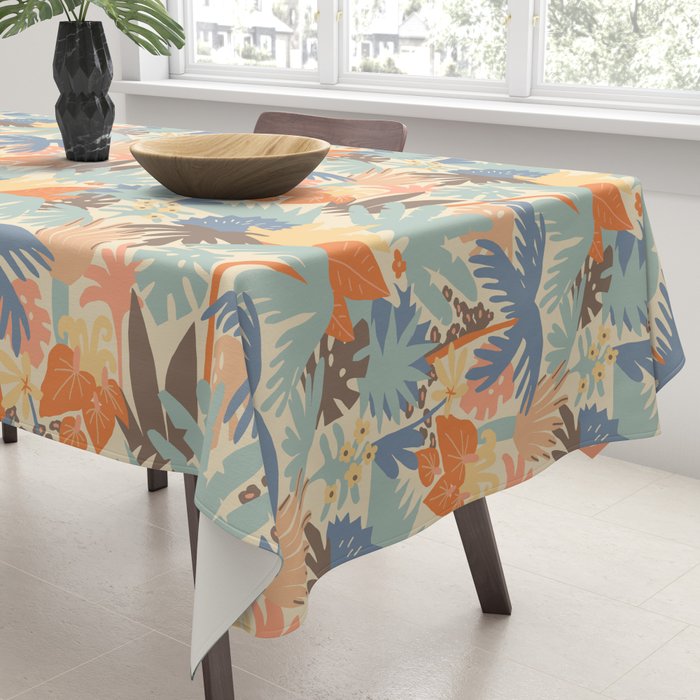 Sunny jungle Tablecloth Gallery Image 3