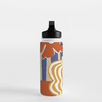 Holiday Stripe flower vase Water Bottle Gallery Image 3