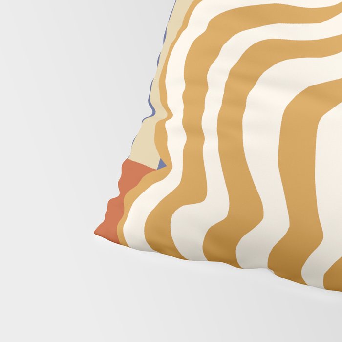Holiday Stripe flower vase Pillow Sham Gallery Image 4
