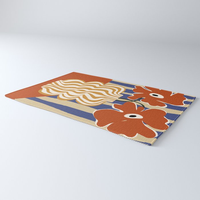 Holiday Stripe flower vase Rug Gallery Image 3