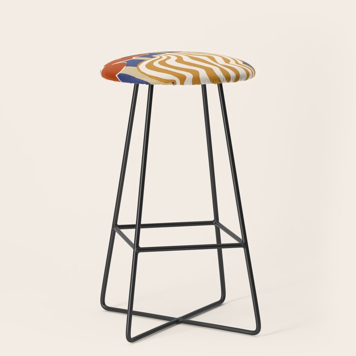 Holiday Stripe flower vase Stool Gallery Image 1