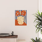 Holiday Stripe flower vase Poster Gallery Image 2