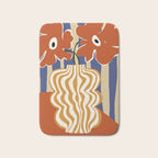Holiday Stripe flower vase Bath Mat Gallery Image 1