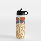 Holiday Stripe flower vase Water Bottle Gallery Image 1