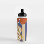 Holiday Stripe flower vase Water Bottle Gallery Image 2