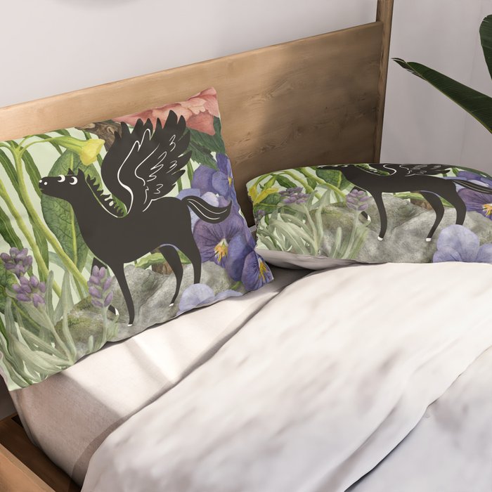 Tiny Pegasus Pillow Sham Gallery Image 2