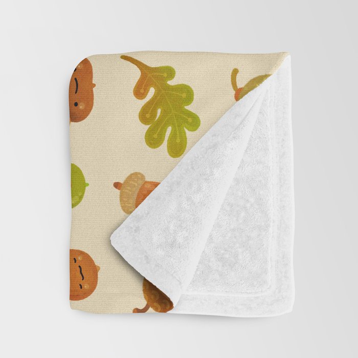 Acorns Throw Blanket Gallery Image 3