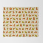 Acorns Throw Blanket Gallery Image 2
