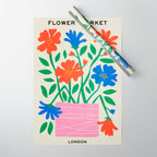 Flower Market 01: London Wrapping Paper Gallery Image 1