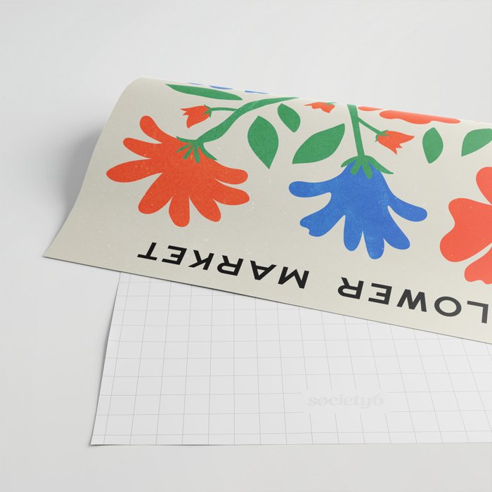 Flower Market 01: London Wrapping Paper Gallery Image 2