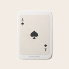 Ace of Spades Playing Card Art Print Trendy Bath Mat Gallery Image 1