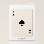 Ace of Spades Playing Card Art Print Trendy Stationery Card Gallery Image 2