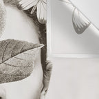 PORTRAIT /Woman with flower and butterflies Wall Tapestry Gallery Image 3