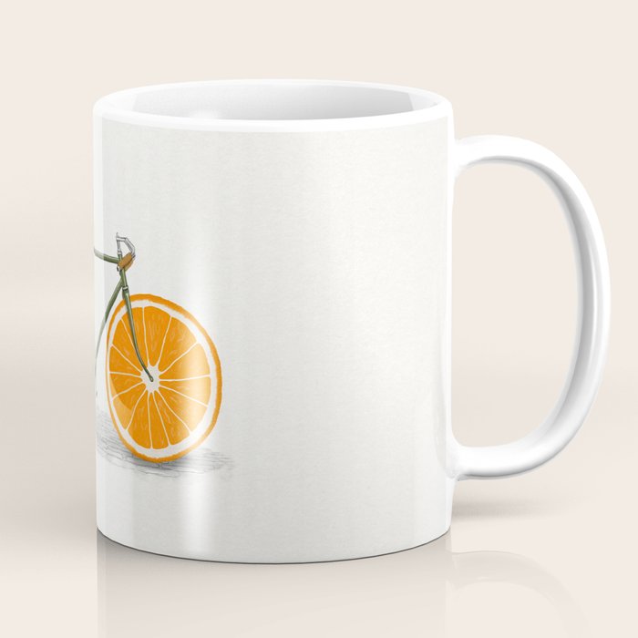 Zest (Orange Wheels) Coffee Mug Gallery Image 1