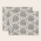 Parasaurolophus & Palms | Dinosaur Botanical Art Placemat Gallery Image 1