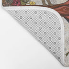 fox and crow Bath Mat Gallery Image 2