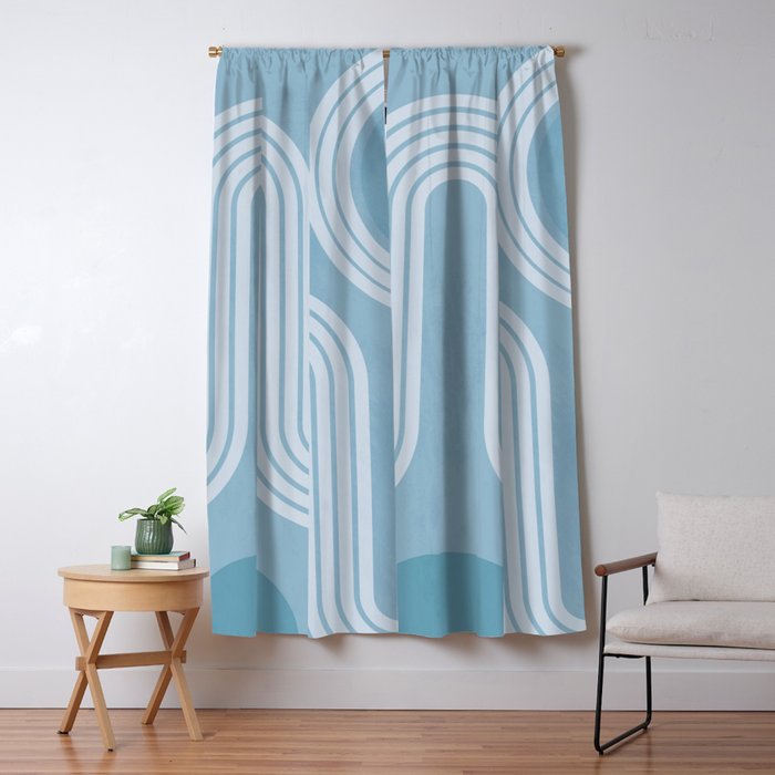 minimal geometric art 2 Window Curtain Gallery Image 5