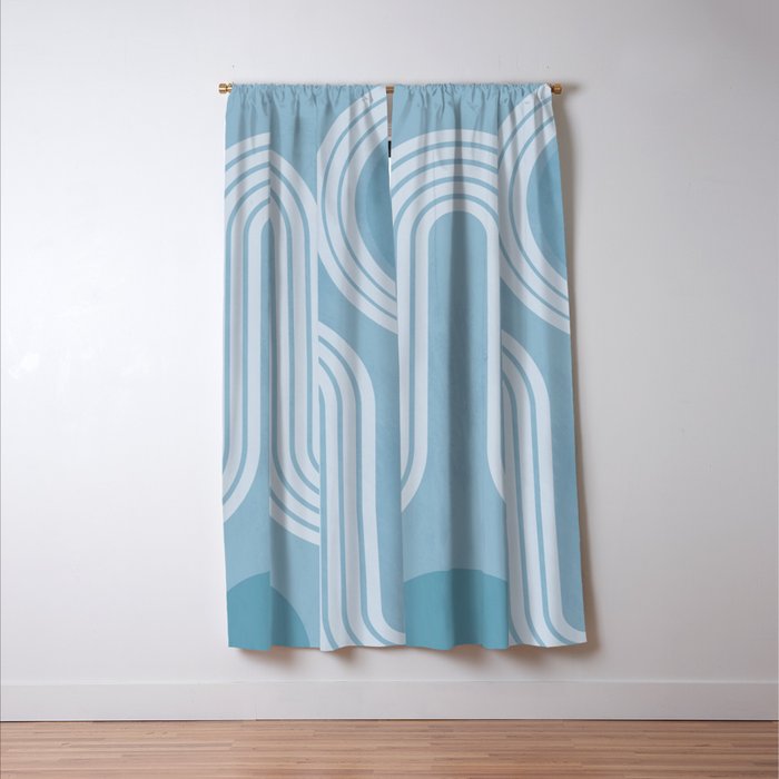 minimal geometric art 2 Window Curtain Gallery Image 3