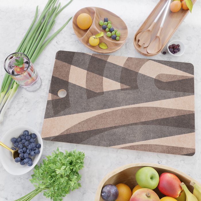 ABSTRACT ALPHABET / Decorative M Cutting Board Gallery Image 2