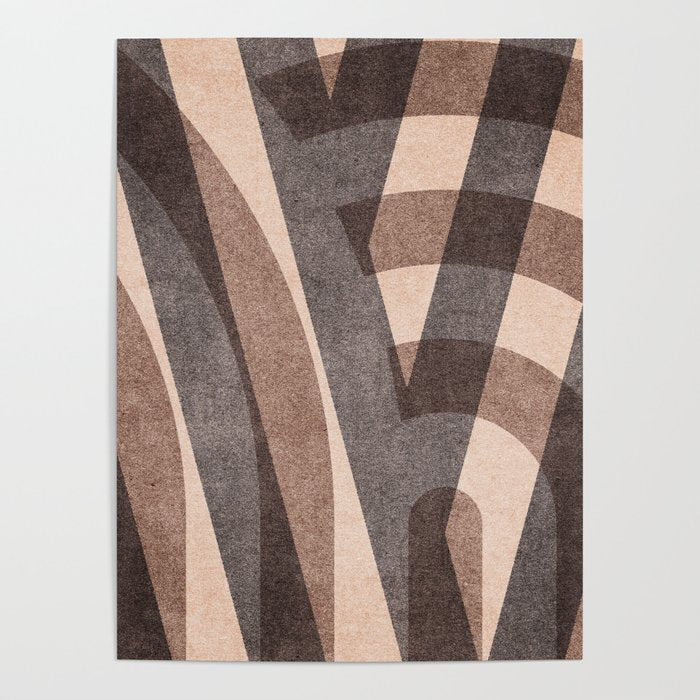 ABSTRACT ALPHABET / Decorative M Poster Gallery Image 1