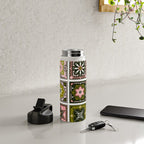 Talavera Mexican Tile - Blush & Sage Palette Water Bottle Gallery Image 5