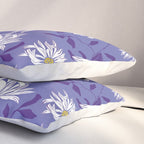 Very peri chrysanthemums Pillow Sham Gallery Image 3