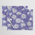 Very peri chrysanthemums Placemat Gallery Image 1