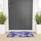 Very peri chrysanthemums Welcome Mat Gallery Image 3
