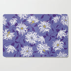 Very peri chrysanthemums Cutting Board Gallery Image 1