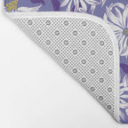 Very peri chrysanthemums Bath Mat Gallery Image 2