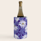 Very peri chrysanthemums Wine Chiller Gallery Image 2