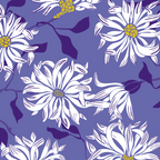 Very peri chrysanthemums Coffee Mug Gallery Image 2