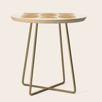 Gold Retro Scandinavian - Mid Century Modern Side Table Gallery Image 1