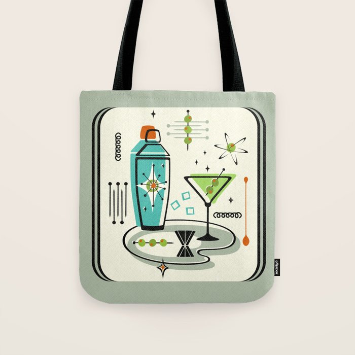 Atomic Martini ©studioxtine Tote Bag Gallery Image 1