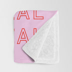Just Be Real Throw Blanket Gallery Image 3