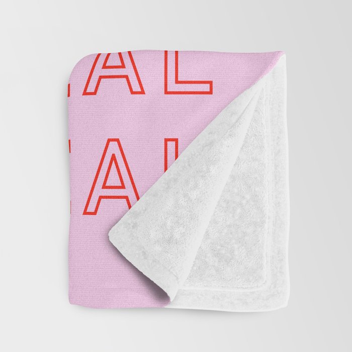 Just Be Real Throw Blanket Gallery Image 3