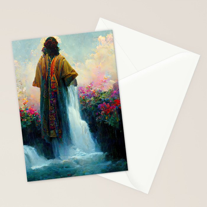 Pierced & Baptized Stationery Card Gallery Image 2