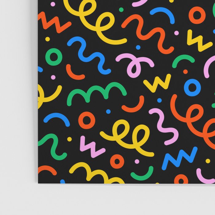 Fun colorful doodle art pattern Poster Gallery Image 3